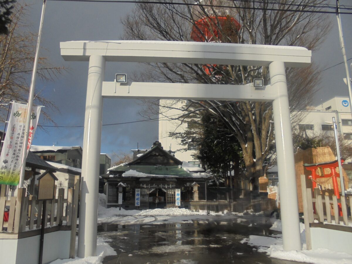 野辺地神明宮／近くの資料館では御城印もあるよ！